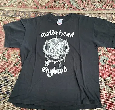 Buy Vintage 90s Motörhead England T-Shirt XL Everything Louder Than Else Metal • 76.93£