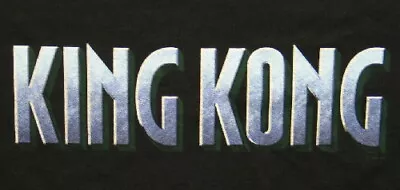 Buy New King Kong Movie Name Logo Promotional T-Shirt Size XL, NEW UNWORN • 11.40£