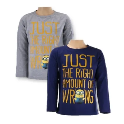 Buy Despicable Me Minions Boys / Girls Official Merchandise Long Sleeved T-Shirts • 7.99£