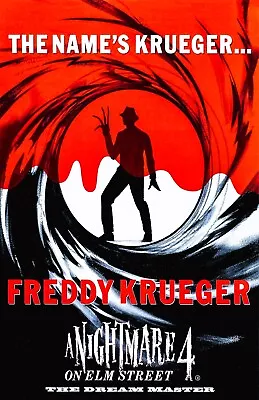 Buy Freddy Krueger 007  Made  To Order White Gildan Adult T Shirt S To 3 Xl DTG • 16£