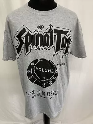 Buy Spinal Tap Official 'These Go To 11' T-Shirt Rock Band Music Funny Grey XL A746 • 14.99£