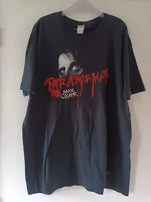 Buy Alice Cooper Paranormal T Shirt XL Black Gildan Tag 100% Cotton. • 19.99£