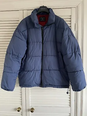 Buy Men’s Urban Outfitters Mid Blue Puffer Jacket Coat Size Medium • 8.99£