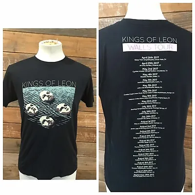 Buy Kings Of  Leon 2017 Walls Tour T-shirt  Cities Adult Medium  • 13.44£