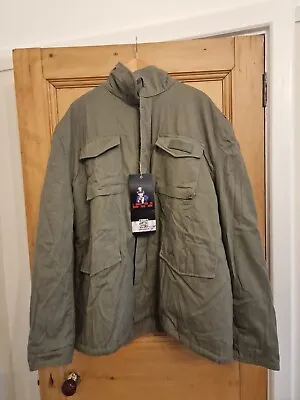 Buy Surplus Paratrooper Winter Jacket Olive Washed 5xl • 52.25£