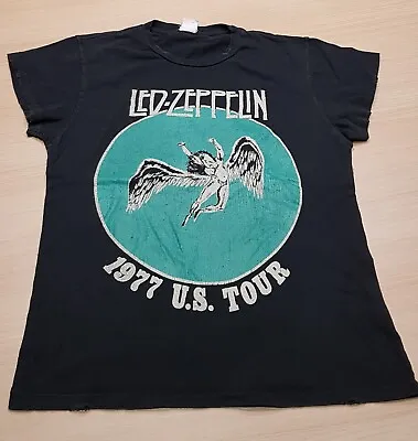 Buy Led Zeppelin - Black Vintage Icarus Turquoise Design - 100% Official Merchandise • 17.99£