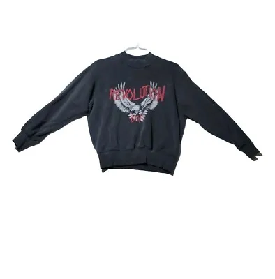 Buy Anine Bing Womens Revolution Pullover Crewneck Sweater Shirt Size Xs Top • 165.77£