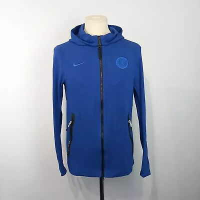 Buy Chelsea FC Hoodie Mens Small Rush Blue Hyper Royal Nike Tech Pack • 39.99£