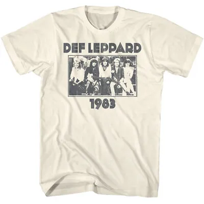 Buy Def Leppard Band Photo 1983 Men's T Shirt Rock Music Tour Merch • 42.24£