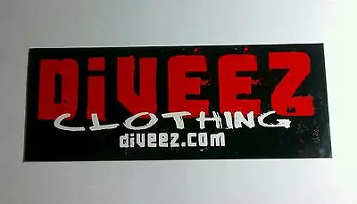 Buy Diveez Clothing .com Black Red Case Amp Bumper Sticker  • 2.84£