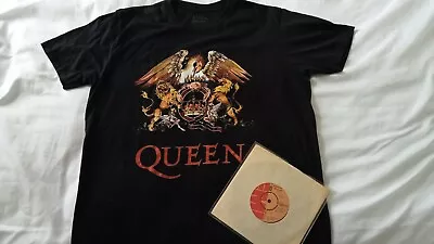 Buy Queen Official T Shirt Large + Bohemian Rhapsody 7  First Press 1975 A2/B1 • 15£