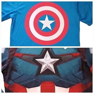 Buy Captain America Inspired Compression T-Shirts XL • 5£
