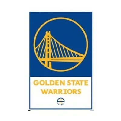 Buy Impact Merch. Poster: NBA Golden State Warriors - Logo 610mm X 915mm #49 • 2.05£