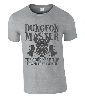 Buy Dungeon Master T Shirt Dungeons & Dragons DnD Role Play Gaming Gift. FREE P&P • 8.99£