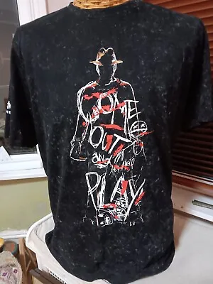 Buy Friday The 13th L Black T-Shirt Jason  COME OUT TO PLAY  NEW WITH TAGS FUN GIFT  • 7.99£