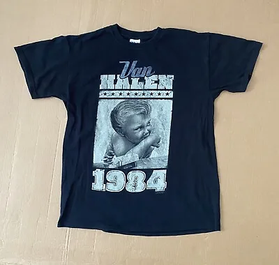 Buy Rare VAN HALEN T Shirt 1984 Hard Rock Music Memorabilia Medium M OFFICIAL • 19.50£