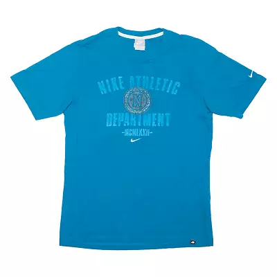 Buy NIKE Athletic Department Mens T-Shirt Blue M • 7.99£