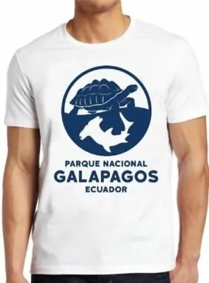 Buy Galapagos Island National Park Turtle Shark Vintage Cool Gift Tee T Shirt M172 • 6.35£