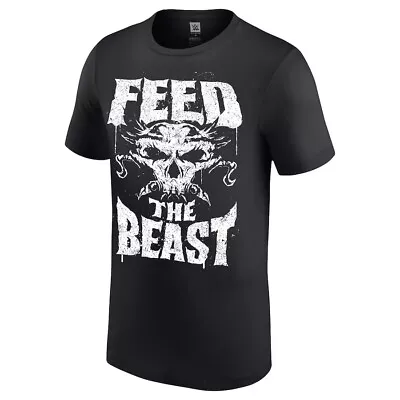 Buy Official WWE - Brock Lesnar 'Feed The Beast'' Authentic T-Shirt • 29.99£