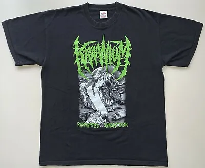 Buy KRAANIUM  PERVERTED SENSATION  T-Shirt Slam Death Metal Gr.M-L *GUTER ZUSTAND* • 30.90£