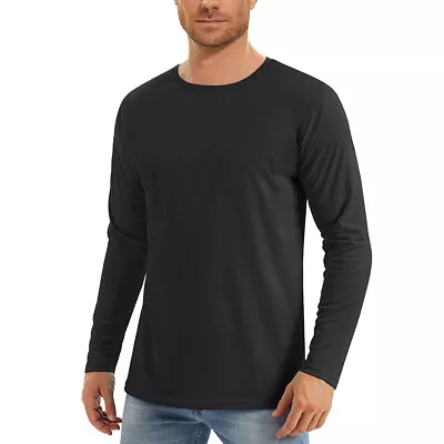 Buy Outdoor Men Long Sleeve Shirts UPF 50+ Sun UV Protection Sunscreen Quick Dry Top • 8.99£