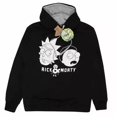 Buy Rick And Morty - Pair Unisex Black Pullover Hoodie Ex Ex Large - XXL - K777z • 41.40£