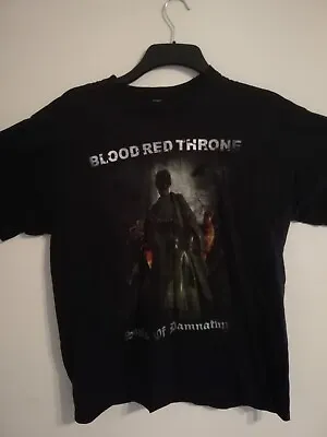 Buy Blood Red Throne Souls Of Damnation Shirt L Death Deicide Vader Dying Fetus • 10£