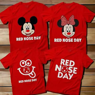 Buy Kids Adults Unisex Red Nose Day T-Shirt 2024 Smile Comic Relief Boys Girls Funny • 9.99£