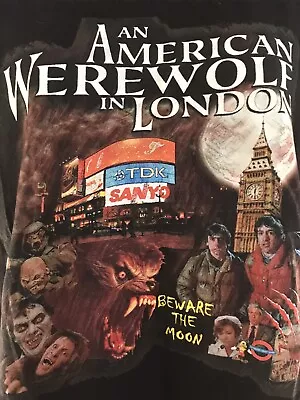 Buy American Werewolf Cotton T-Shirt *Brand New* Double Print Wolfman Horror Medium • 11.99£