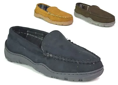 Buy Mens Loafer Shoes Slip On Comfort Winter Warm Outdoor Slippers Uk Sizes 7-12 • 8.98£