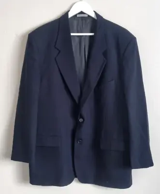 Buy Hudson's Marshall Field's Dayton's Profilo Blazer Mens Size 44R Navy Blue Wool • 19.96£