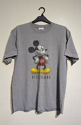 Buy Disneyland Resort Mickey Mouse Grey Short Sleeve T-Shirt Extra Large XL • 10.99£
