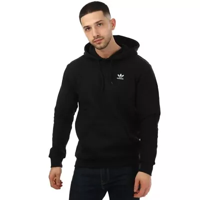 Buy Adidas Hoodie Mens Originals Trefoil Essential Hooded Pullover Sweatshirt NEW M • 35.50£