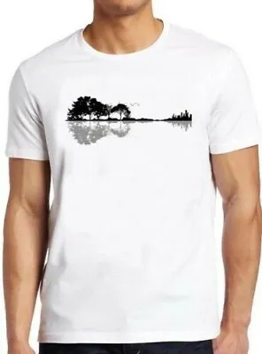 Buy Guitar Tree Nature Forest Climate Change Music Vintage Cool Gift T Shirt M211 • 6.35£