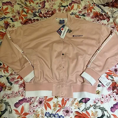 Buy Champion Pink Bomber Jacket Size M BNWT • 19.99£