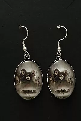 Buy Silver 925 Lord Of The Rings Earrings  Jewellery Action Movie Wizard Fantasy • 8.95£