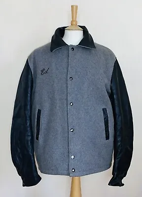 Buy 1950’s Varsity/ Trophy Jacket Wool/ Leather Size Xl  • 20£