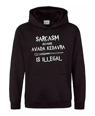 Buy Sarcasm Harry Potter Inspired Funny Gift Unisex Kids/adults HOOD HOODIE • 12.99£