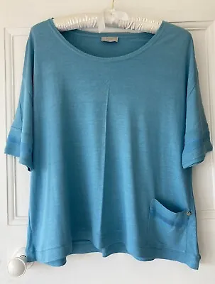 Buy Turquoise T-shirt By Wrap Size 18 • 15£