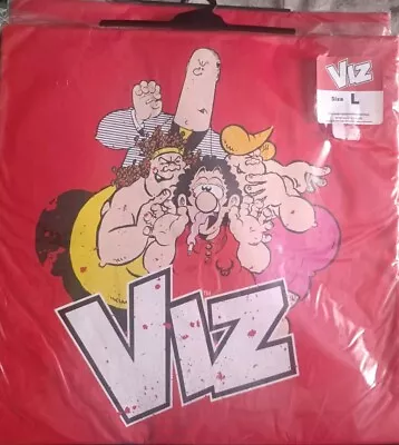 Buy Viz Red T Shirt Size Large BNWT • 12.99£