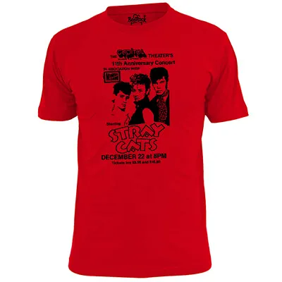 Buy Mens Stray Cats Capitol Theatre Gig Poster T Shirt Rockabilly • 10.99£