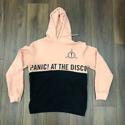 Buy Panic At The Disco Pray For The Wicked Hoodie Womens Sz S Black Peach Pullover • 16.06£