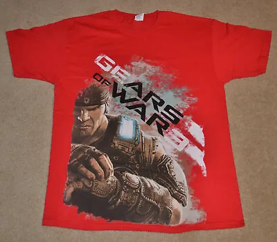Buy NEW GEARS OF WAR 3 Marcus Fenix Shirt RED XLarge XL PROMO Microsoft Store GOW • 47.36£