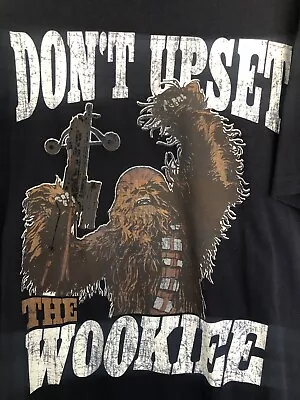Buy Star Wars Don't Upset The Wookiee Unisex T-Shirt XL Size Chewbacca Official • 7.99£