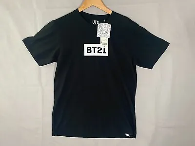 Buy Uniqlo X BTS BT21 Black T Shirt Adults Small Line Friends K Pop New With Tags • 19.59£
