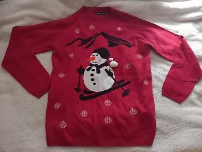Buy Livergy Mens/womens Christmas Jumpers Red Chest Size 44 Inches Ex Con • 5£