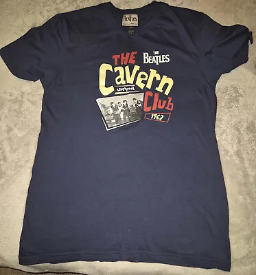 Buy The Beatles, The Cavern Club Dark Blue T-Shirt, Size M. • 5£