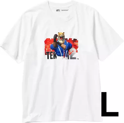 Buy UNIQLO UT Fighting Game Legends TEKKEN King T-shirt White Size L Cotton New • 36.66£