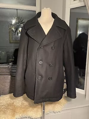 Buy Highlander Us Navy Style Wool  Pea Coat 44 • 30£
