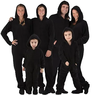 Buy Family Matching Jet Black Hoodie Chenille One Piece • 18.25£